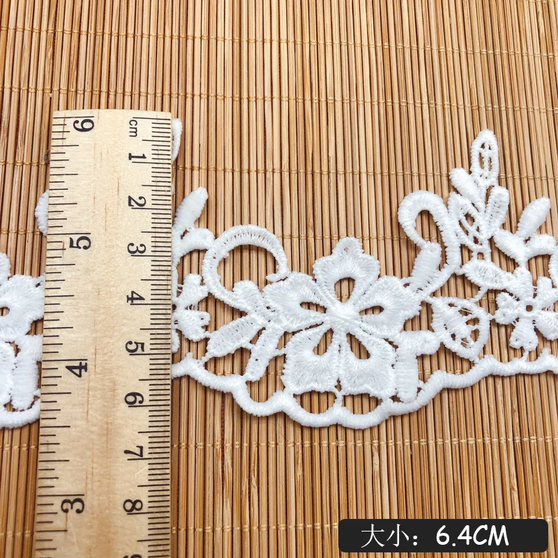 3 Yards Embroidery Lace Clothing Accessories Milk Silk Water Soluble Home Soft Decoration Big Flower Wedding Accessories
3 Yards Embroidery Lace Clothing Accessories Milk Silk Water Soluble Home Soft Decoration Big Flower Wedding Accessories