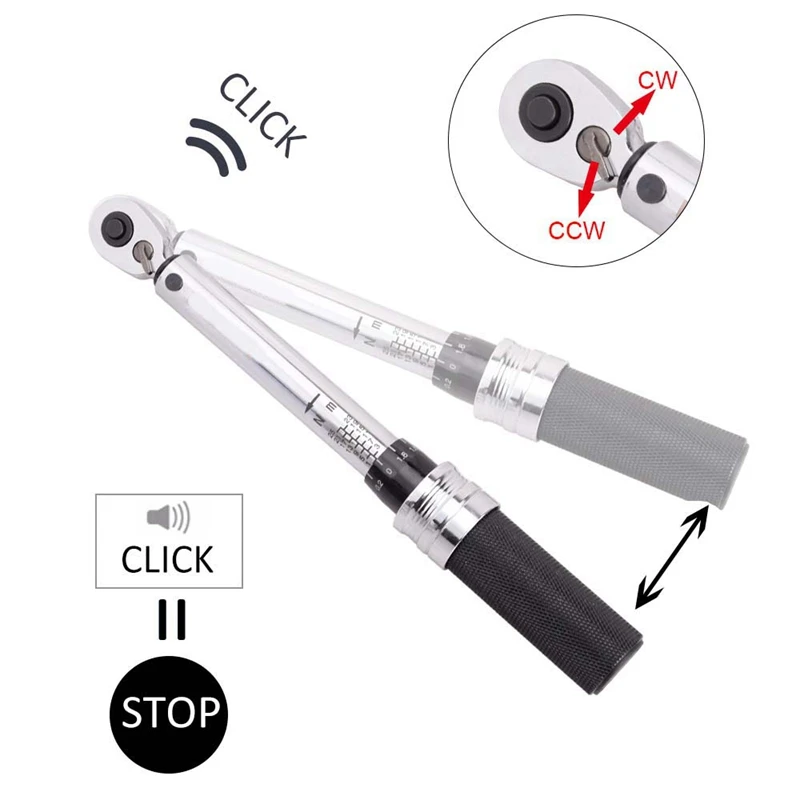 1/4 Inch Dr 1-25Nm Mini Adjustable Bike Torque Wrench Set Bicycle Fixing Tools Kit Ratchet Mechanical Torque Spanner Manual Wren
1/4 Inch Dr 1-25Nm Mini Adjustable Bike Torque Wrench Set Bicycle Fixing Tools Kit Ratchet Mechanical Torque Spanner Manual Wren