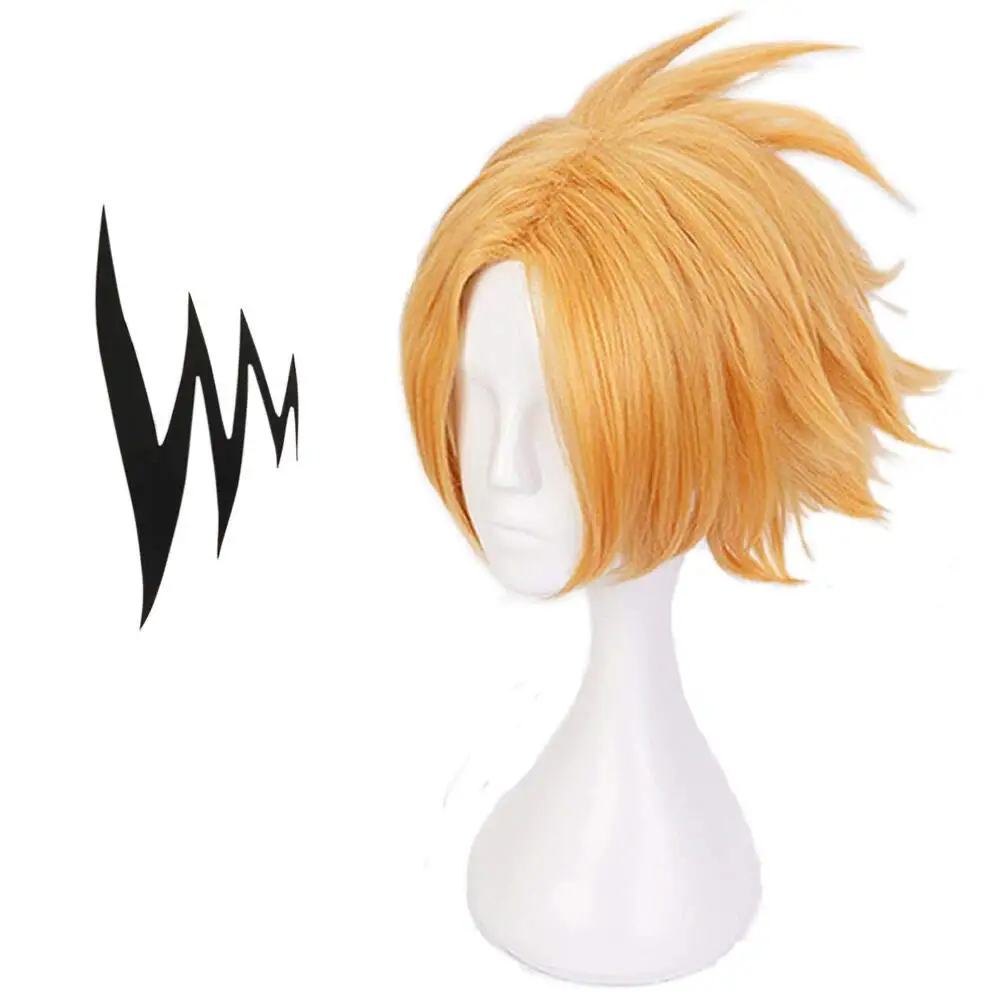 CosNoble Denki Kaminari Cosplay Wig with Hair Clip My Hero Academia Costume Short Yellow Hair
CosNoble Denki Kaminari Cosplay Wig with Hair Clip My Hero Academia Costume Short Yellow Hair