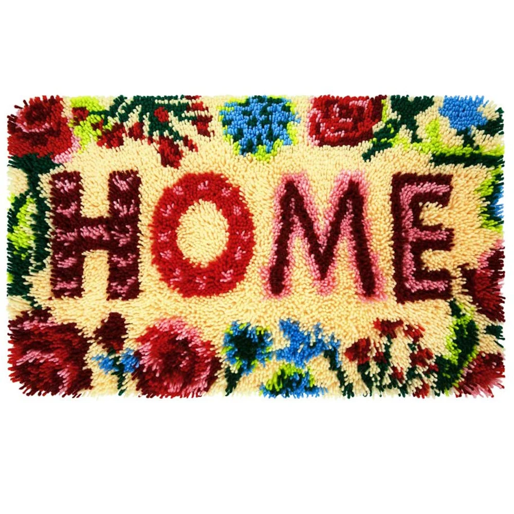 Latch Hook Rug Kits DIY Crochet Yarn Rugs Hooking Craft Kit with Color Preprinted Pattern Design for Adults Kids Home Decoration 
Latch Hook Rug Kits DIY Crochet Yarn Rugs Hooking Craft Kit with Color Preprinted Pattern Design for Adults Kids Home Decoration