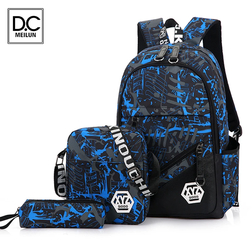 DC.meilun 3piece Backpack Teenage Boys Kids Backpack Waterproof Laptop Bagpack Rucksack Shoulder Travel Pack Mochilas
DC.meilun 3piece Backpack Teenage Boys Kids Backpack Waterproof Laptop Bagpack Rucksack Shoulder Travel Pack Mochilas