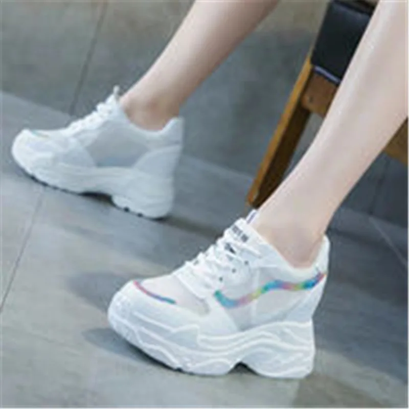 Women's Daddy Shoes 2021 Summer New Hollow Mesh Breathable Casual Sports Shoes Increase Small White Shoes
Women's Daddy Shoes 2021 Summer New Hollow Mesh Breathable Casual Sports Shoes Increase Small White Shoes