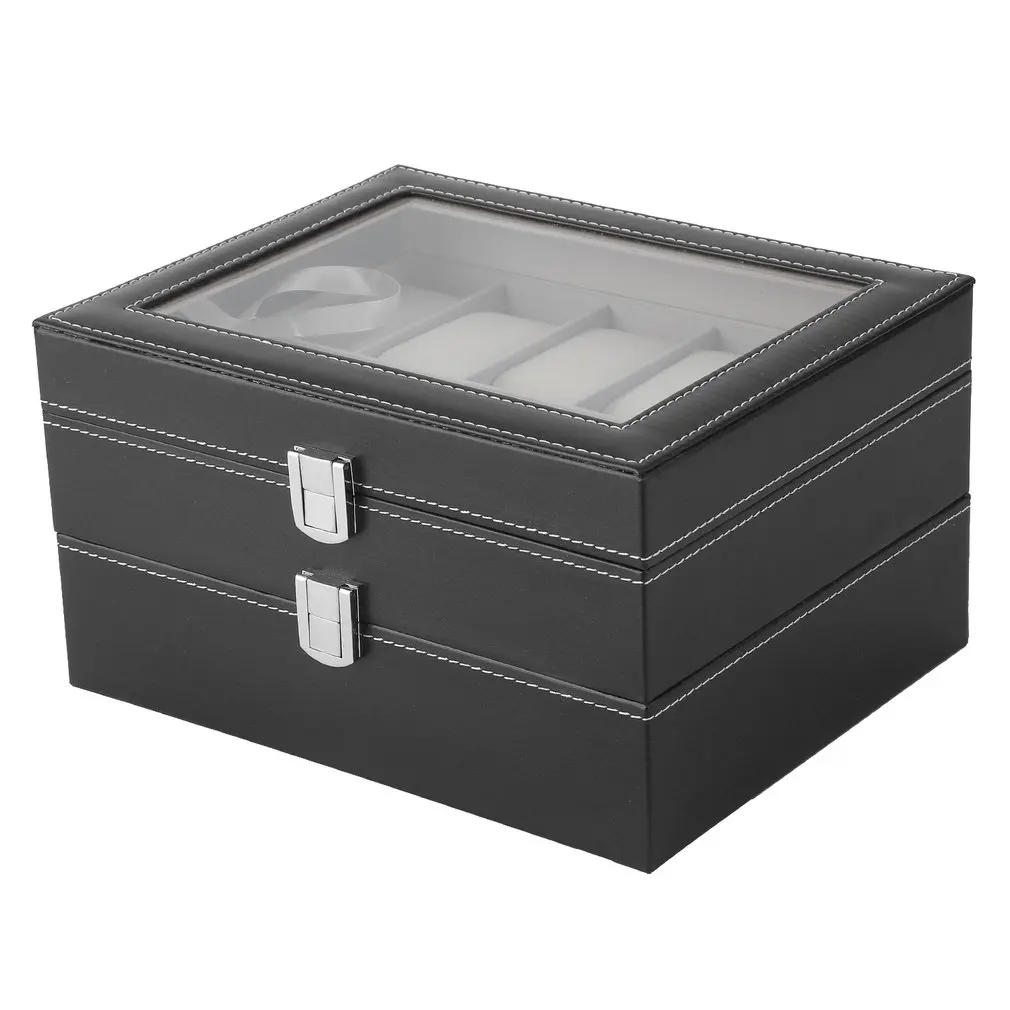 20 Grids Watches Boxes Jewelry Organizer Watch Display Storage Box Double Layer PU Leather Square Jewelry Case Gift Dropshipping
20 Grids Watches Boxes Jewelry Organizer Watch Display Storage Box Double Layer PU Leather Square Jewelry Case Gift Dropshipping