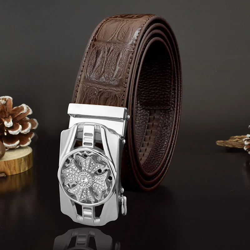 High Quality Coffee Color Belt Men's Men's Luxury Brand Designer Belt Leather Jeans Belt Men's Metal Automatic Buckle Ceinture H 
High Quality Coffee Color Belt Men's Men's Luxury Brand Designer Belt Leather Jeans Belt Men's Metal Automatic Buckle Ceinture H