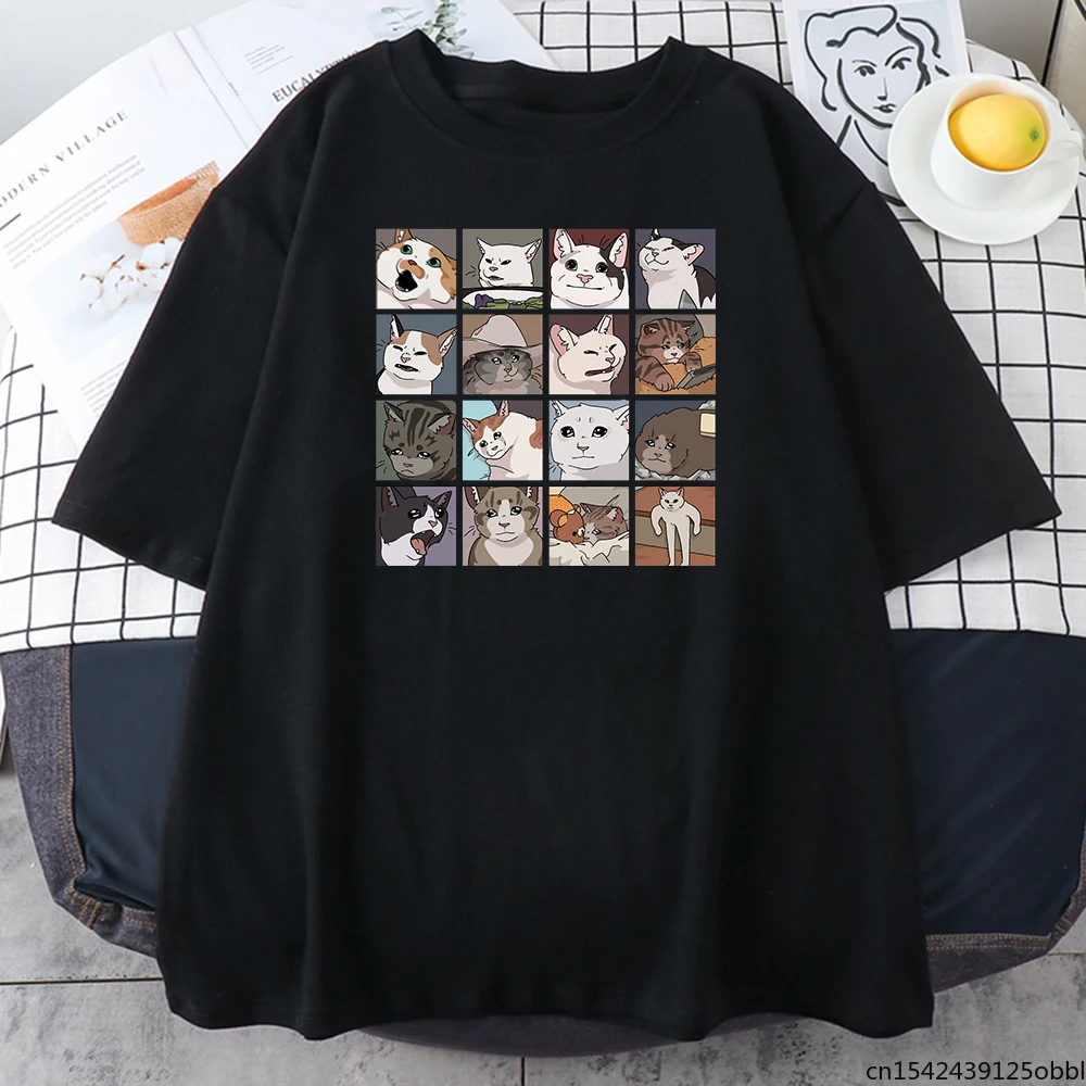 Animal Dog Cat Print T Shirts Women Summer Short Sleeve Loose O Neck Hip Hop Streetwear Female Harajuku Oversized Top
Animal Dog Cat Print T Shirts Women Summer Short Sleeve Loose O Neck Hip Hop Streetwear Female Harajuku Oversized Top