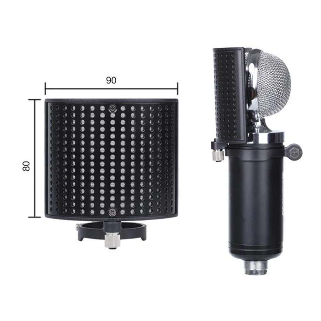 Metal Mesh Microphone Filter Mic Windscreen Cover Studio Shield for 44-48mm Diameter Microphone
Metal Mesh Microphone Filter Mic Windscreen Cover Studio Shield for 44-48mm Diameter Microphone