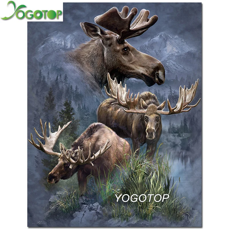 5D DIY square diamond painting The Mountain Moose landscape diamond embroidery full cross stitch pattern home decoration YY3340
5D DIY square diamond painting The Mountain Moose landscape diamond embroidery full cross stitch pattern home decoration YY3340