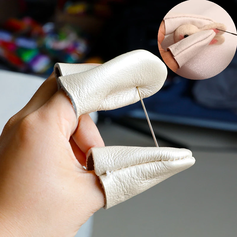 1 Pair Leather Finger Cover Protect Fingers Genuine Leather DIY Felt Craft Tool Leather Finger Sleeve Leathercraft Accessories
1 Pair Leather Finger Cover Protect Fingers Genuine Leather DIY Felt Craft Tool Leather Finger Sleeve Leathercraft Accessories