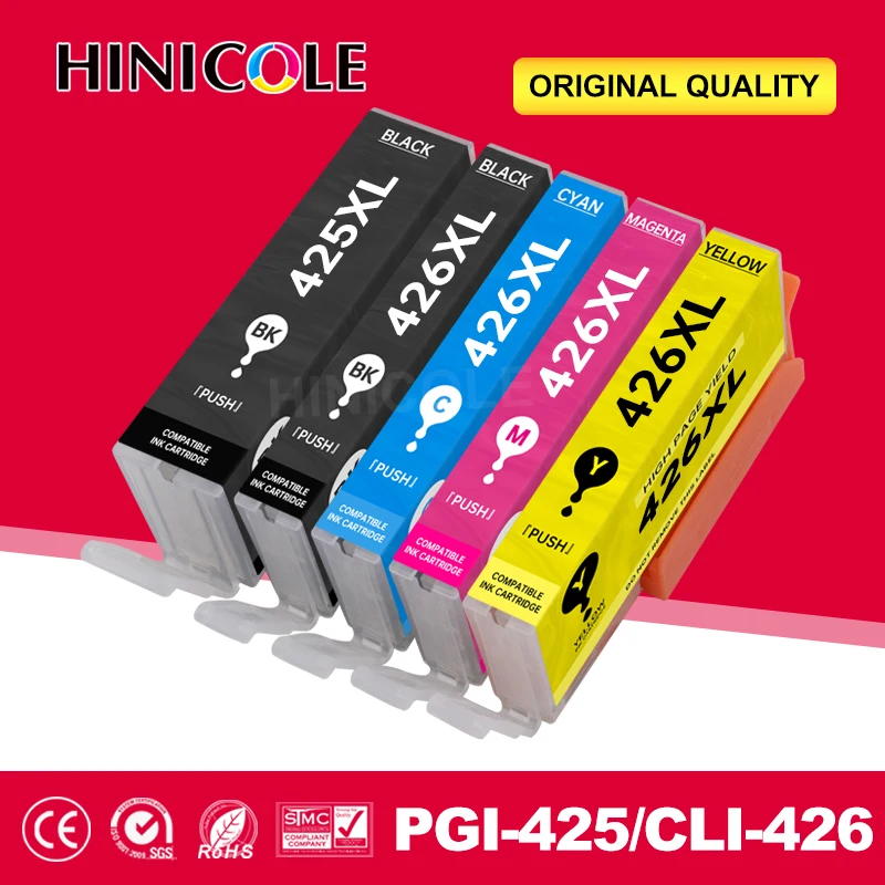 

PGI 425 For CANON MG5240 MG5140 MG5340 IP4840 IP4940 MX884 IX6540 MX894 MX714 Printer PGI-425 CLI-426 Ink Cartridge with chip