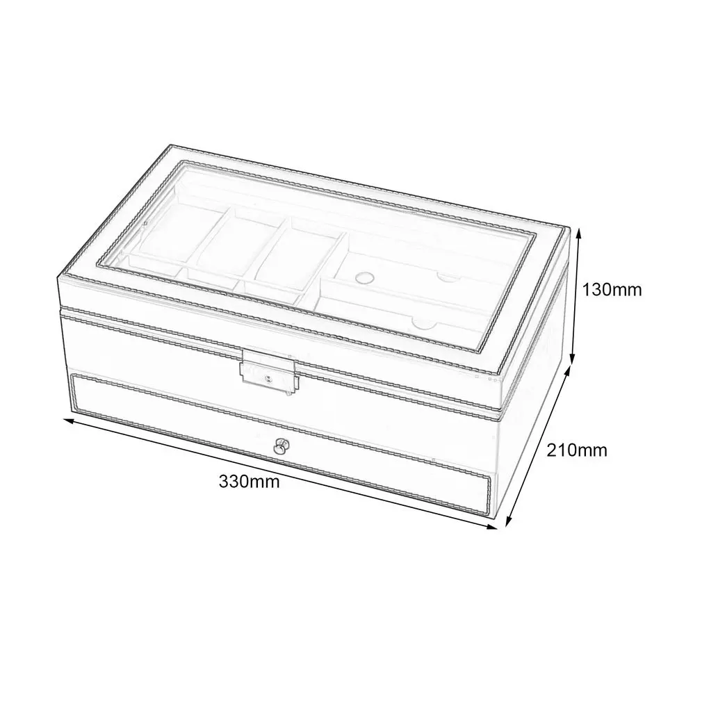 Casket Wood Watch Box Double 2 Layers Suede Inside Paint Outside Jewelry Storage Watch Display Slot Case Container Organizer
Casket Wood Watch Box Double 2 Layers Suede Inside Paint Outside Jewelry Storage Watch Display Slot Case Container Organizer