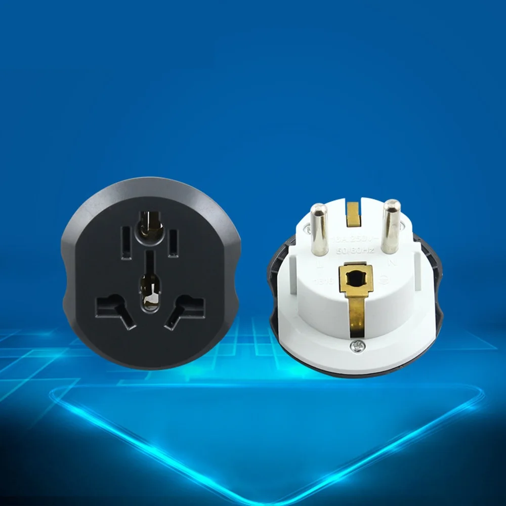 1-2PCS Power Plug Adapter 16A US To EU Euro Europe Plug Power Plug Converter Travel Adapter US to EU Adapter Electrical Socket
1-2PCS Power Plug Adapter 16A US To EU Euro Europe Plug Power Plug Converter Travel Adapter US to EU Adapter Electrical Socket