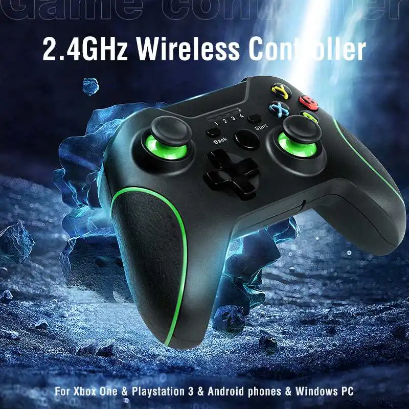 Беспроводной игровой контроллер 2,4G, джойстик для Xbox One, контроллер для PS3/Android, геймпад для смартфона, для Win PC 7/8/10, геймпады
Беспроводной игровой контроллер 2,4G, джойстик для Xbox One, контроллер для PS3/Android, геймпад для смартфона, для Win PC 7/8/10, геймпады