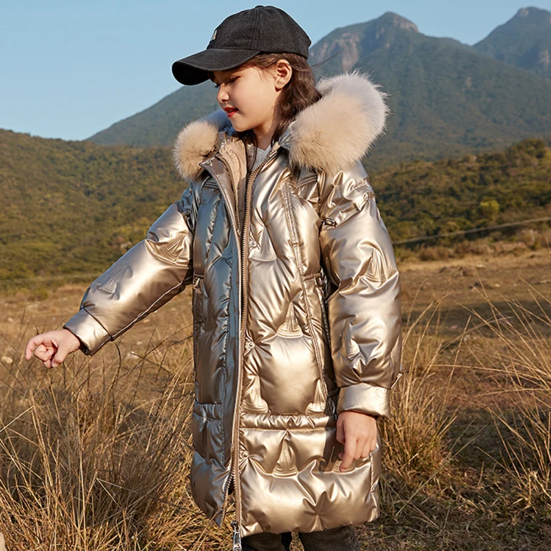 IYEAL Kids Duck Down Coat Super Warm Clothes Children Winter Snow Wear WindProof Long Style With Fur Hooded Boys Girls Outerwear
IYEAL Kids Duck Down Coat Super Warm Clothes Children Winter Snow Wear WindProof Long Style With Fur Hooded Boys Girls Outerwear