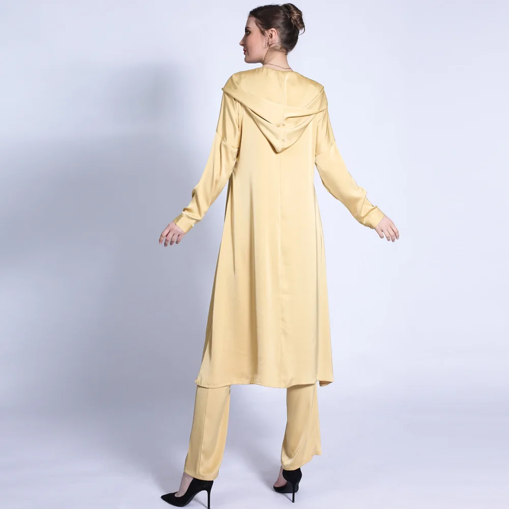 Donsignet Muslim Dress Middle East Ramadan Muslim Fashion Robe Dubai Abaya Turkey 2021 Hoodie Two-piece Tops+trousers Muslim Set
Donsignet Muslim Dress Middle East Ramadan Muslim Fashion Robe Dubai Abaya Turkey 2021 Hoodie Two-piece Tops+trousers Muslim Set