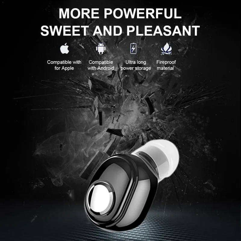 Mini Bluetooth5.0 Headset Noise Reduction Invisible Waterproof Gaming Stereo Earplugs Are Small In Size and Long Inbattery Life
Mini Bluetooth5.0 Headset Noise Reduction Invisible Waterproof Gaming Stereo Earplugs Are Small In Size and Long Inbattery Life