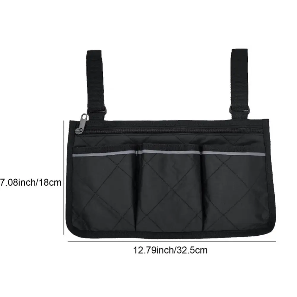 50% Hot Sale Wheelchair Multi-pocket Side Hanging Bag Storage Pouch with Reflective Strip
50% Hot Sale Wheelchair Multi-pocket Side Hanging Bag Storage Pouch with Reflective Strip