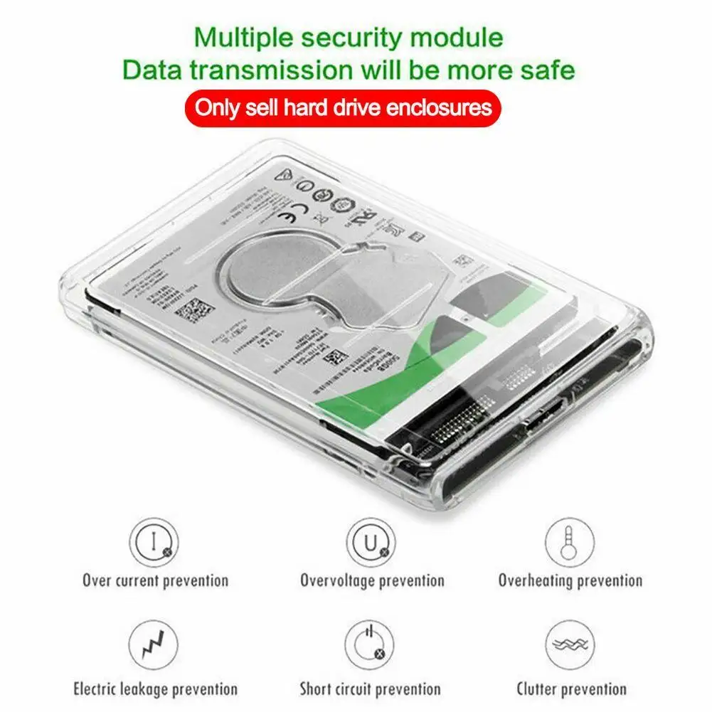 Новый USB3.0/2,0 Корпус для жесткого диска 2,5 дюймов серийный Порты и разъёмы SATA SSD жесткий диск чехол Поддержка Порты и разъёмы 6 ТБ Прозрачный Мо... 
Новый USB3.0/2,0 Корпус для жесткого диска 2,5 дюймов серийный Порты и разъёмы SATA SSD жесткий диск чехол Поддержка Порты и разъёмы 6 ТБ Прозрачный Мо...