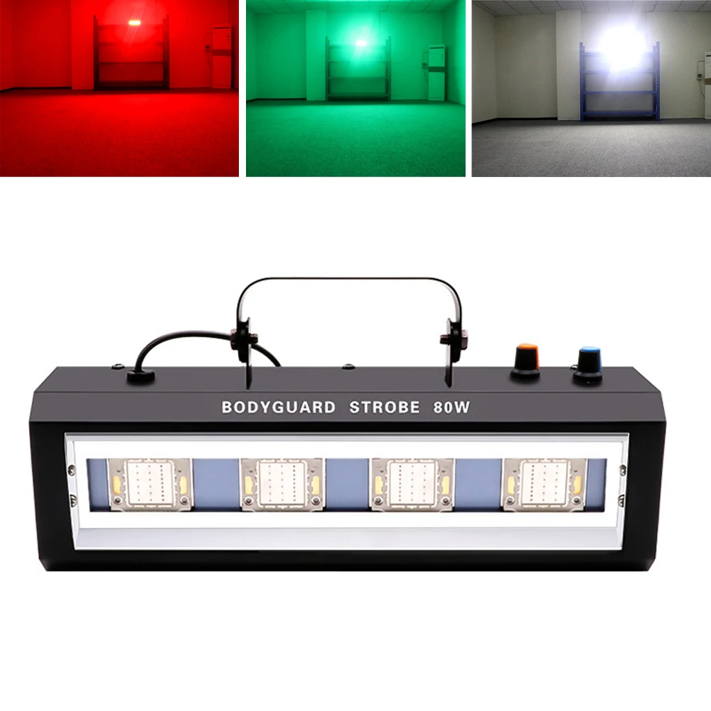 80W RGB 3IN1 LED Strobe Light Dj Disco Stage Effect Stroboscope Party Holiday Wedding Club Flash Light Christmas KTV Show Light
80W RGB 3IN1 LED Strobe Light Dj Disco Stage Effect Stroboscope Party Holiday Wedding Club Flash Light Christmas KTV Show Light