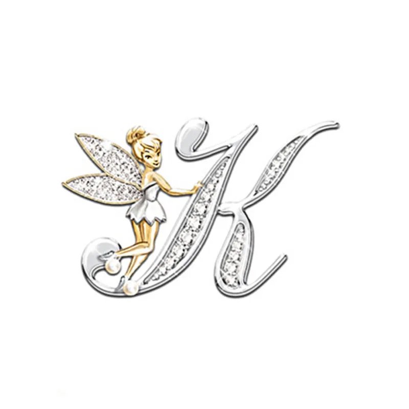Personality Exquisite 26 English Letter Angel Brooches for Women Girls Rhinestone Brooch Badge Clothing Accessories Party Gift
Personality Exquisite 26 English Letter Angel Brooches for Women Girls Rhinestone Brooch Badge Clothing Accessories Party Gift