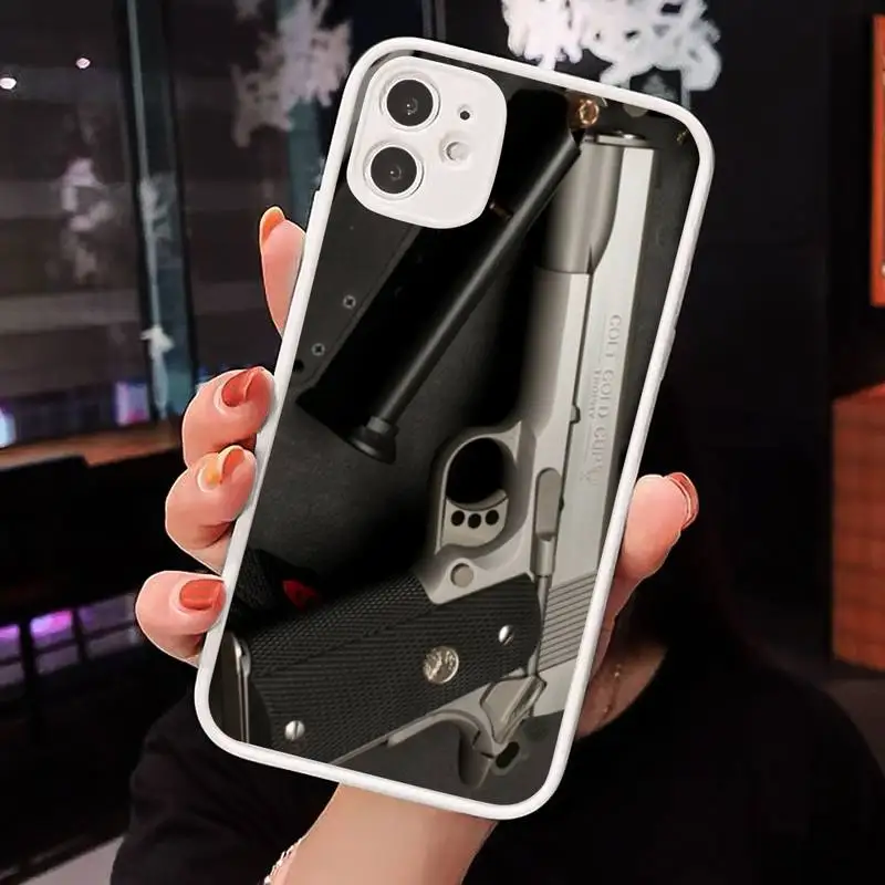 Limited Edition 24K Gold 1911 Guns Phone Case Matte Transparent for iPhone 7 8 11 12 s mini pro X XS XR MAX Plus cover funda
Limited Edition 24K Gold 1911 Guns Phone Case Matte Transparent for iPhone 7 8 11 12 s mini pro X XS XR MAX Plus cover funda