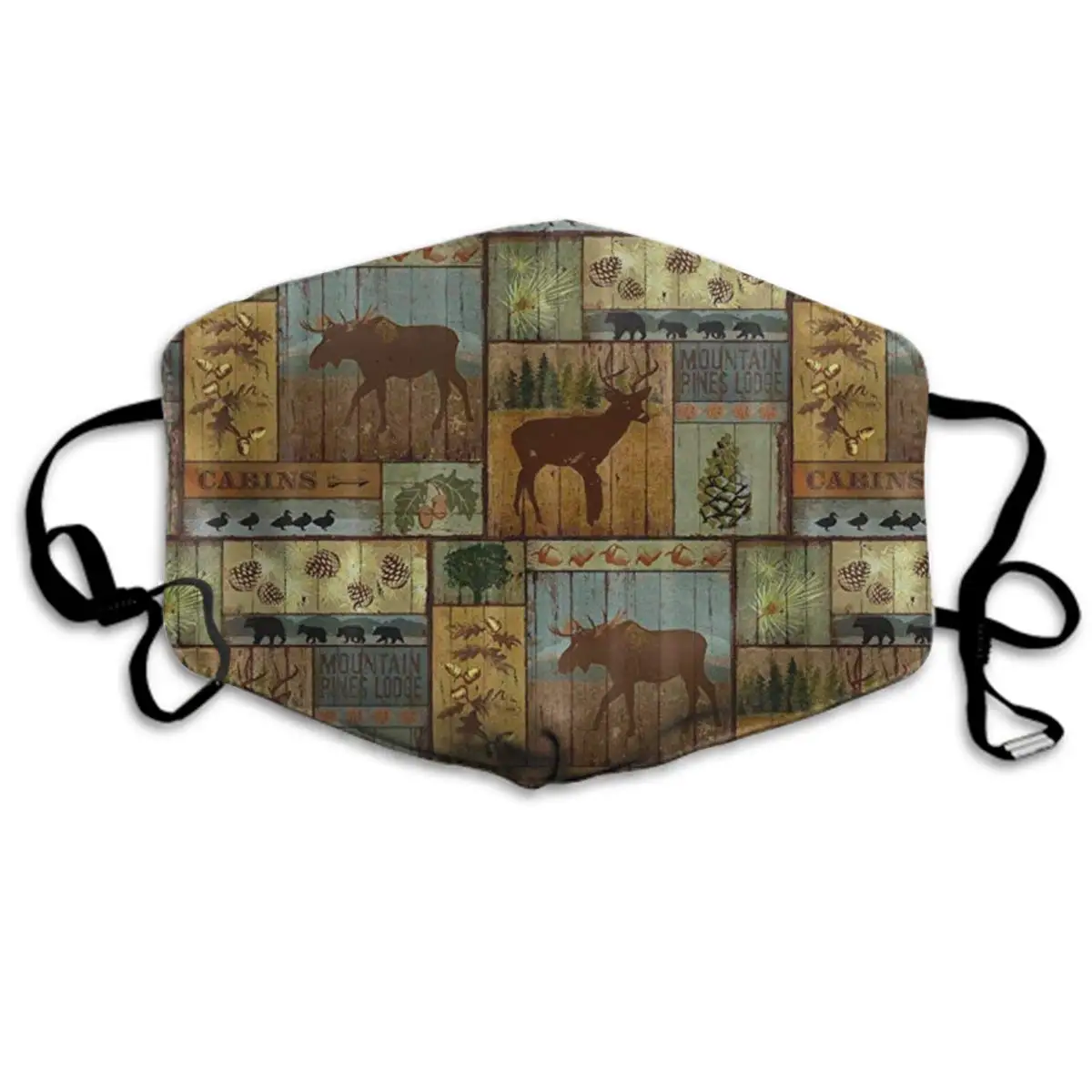 Winter Norse Warmer, Comfortable Two Layer Nature Rustic Mountain Pines Lodge Bear Anti Dust Face Mask Cover Mouth for Adults 
Winter Norse Warmer, Comfortable Two Layer Nature Rustic Mountain Pines Lodge Bear Anti Dust Face Mask Cover Mouth for Adults