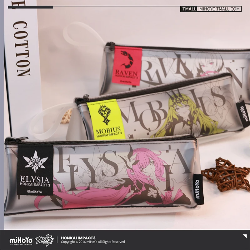 Game Honkai Impact 3 Elysia Mobius Natasha Cioara Line impression TPU Storage Bag Pen Bag Student Stationery Pencil Case Gift
Game Honkai Impact 3 Elysia Mobius Natasha Cioara Line impression TPU Storage Bag Pen Bag Student Stationery Pencil Case Gift
