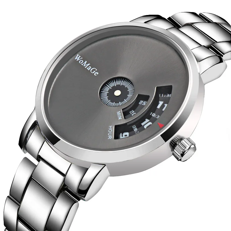 Лучшие брендовые Роскошные Мужские кварцевые часы женские стальные