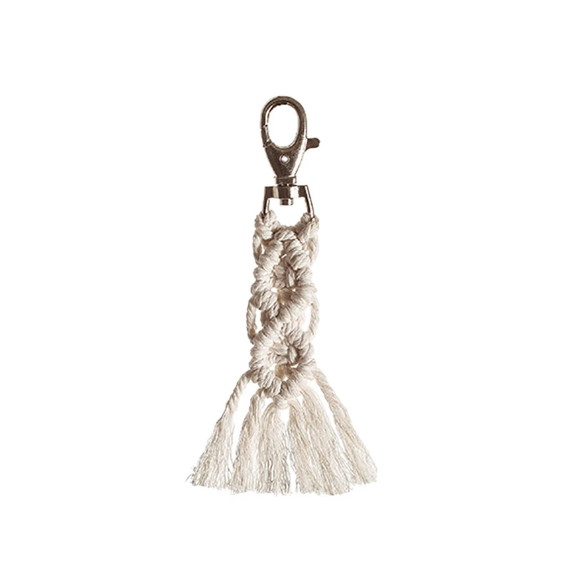 New Macrame Woven Keychains Tassel Keychains For Women Boho key Holder Keyring Macrame Bag Charm Jewelry GiftS For Friends 
New Macrame Woven Keychains Tassel Keychains For Women Boho key Holder Keyring Macrame Bag Charm Jewelry GiftS For Friends