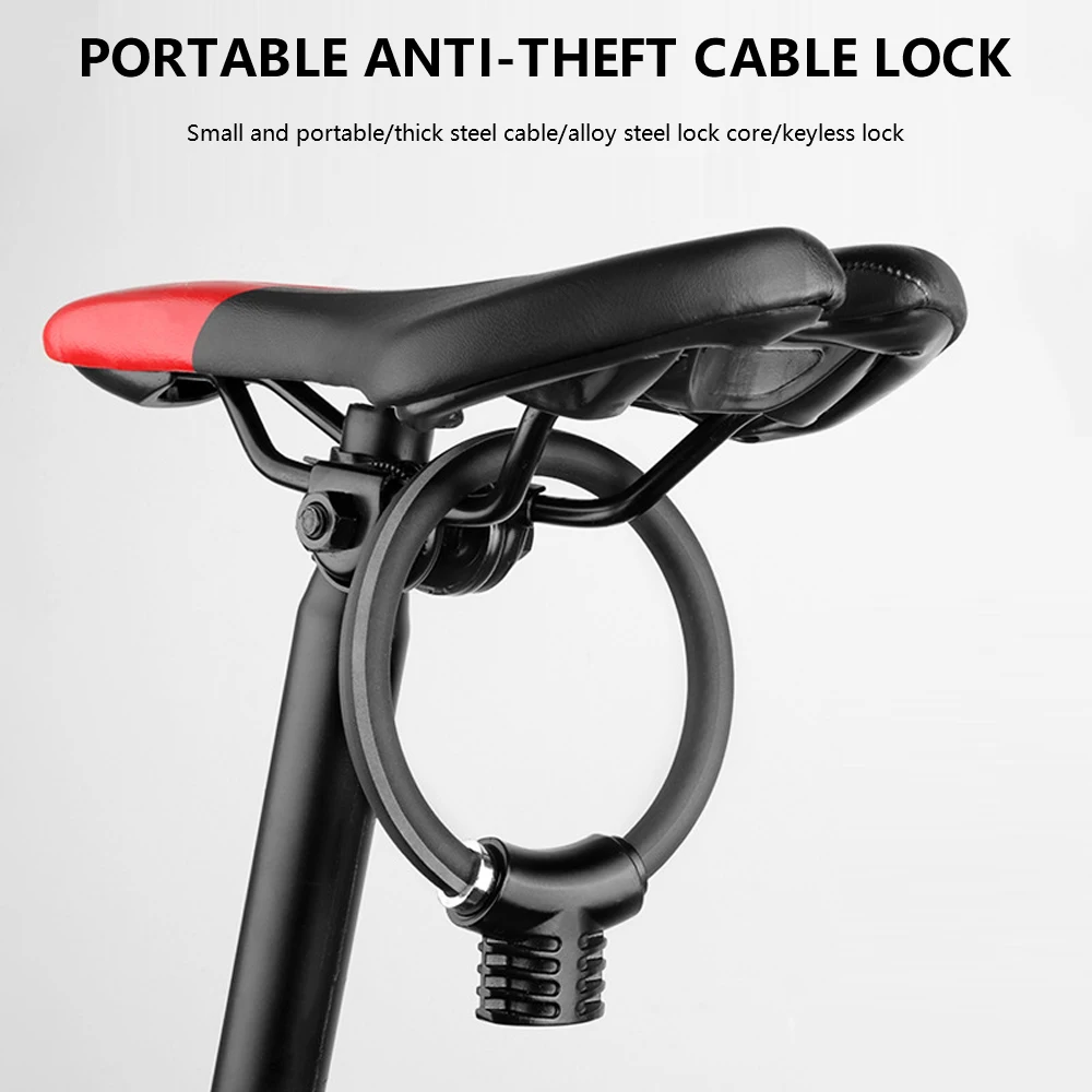 MTB Bike Lock Anti Theft Security Bicycle Accessories Keys Password thick steel Cable Lock MTB Road Bike Motorcycle Cycling Lock
MTB Bike Lock Anti Theft Security Bicycle Accessories Keys Password thick steel Cable Lock MTB Road Bike Motorcycle Cycling Lock