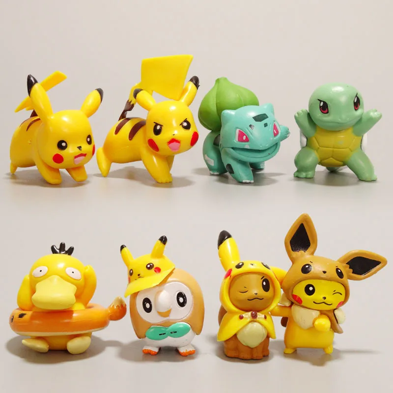 8 Pokemon, Pokemon, Pikachu, Wonder Frog Seed, Jenny Turtle Capsule Toy Model Decoration
8 Pokemon, Pokemon, Pikachu, Wonder Frog Seed, Jenny Turtle Capsule Toy Model Decoration
