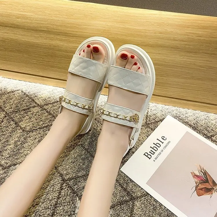 2021 Women's Shoes Flat Sandals Women Summer New Diamond Plaid Simple Casual Platform Ins Fashion Women's Sandals
2021 Women's Shoes Flat Sandals Women Summer New Diamond Plaid Simple Casual Platform Ins Fashion Women's Sandals