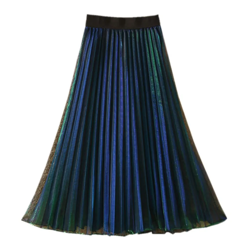 waist and all-around look thin reflective gradual change color pleated skirt mesh yarn medium length skirt women
waist and all-around look thin reflective gradual change color pleated skirt mesh yarn medium length skirt women