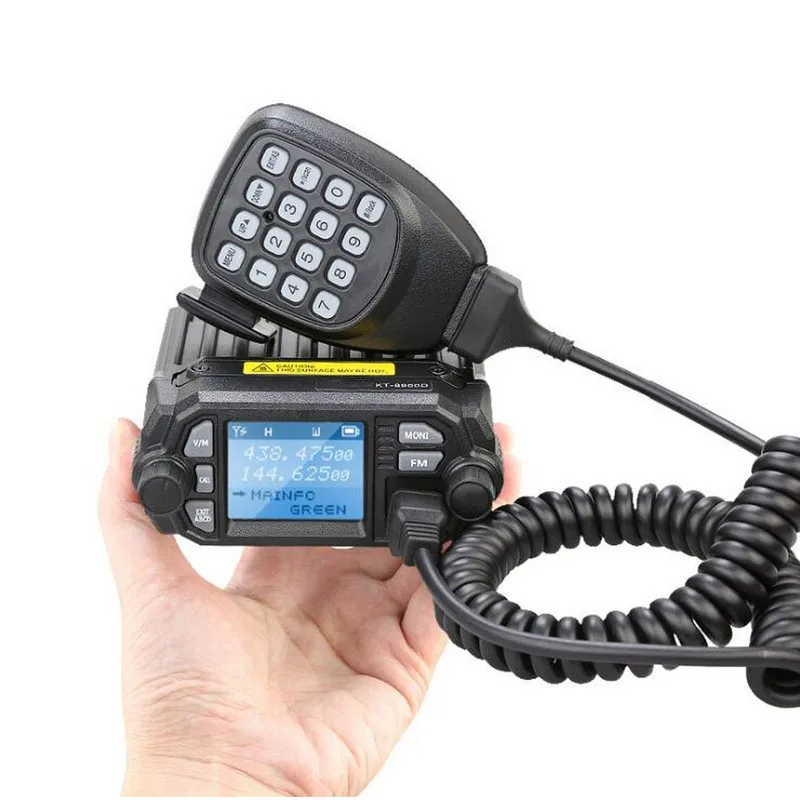 

QYT KT 8900D VHF UHF 136-174 Mobile Radio Dual Band Car FM Transceiver 25W Walkie Talkie Communication Distance Ham Antenna CB