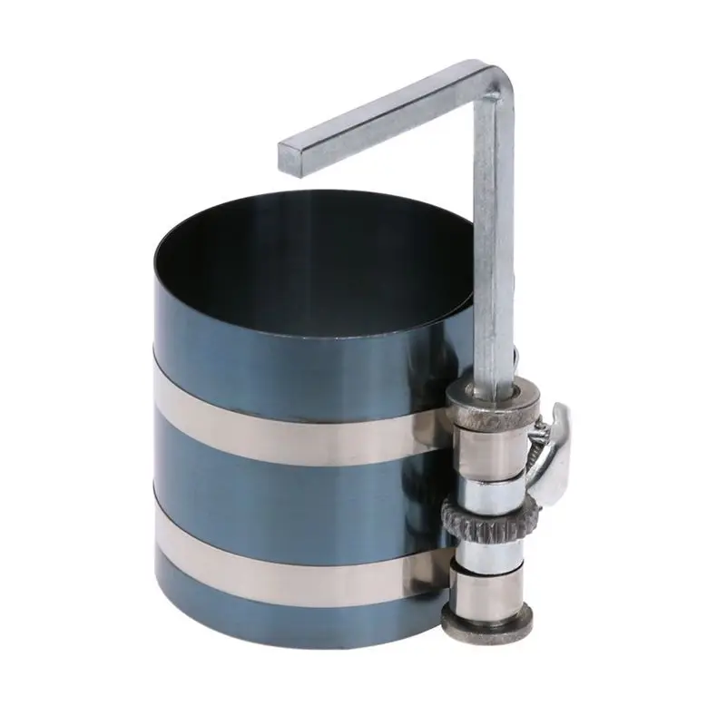 4 inch 53-175mm Steel Car Engine Piston Ring Compressor Tool Installer Band Ratcheting with L Socket Head Hex Wrench
4 inch 53-175mm Steel Car Engine Piston Ring Compressor Tool Installer Band Ratcheting with L Socket Head Hex Wrench