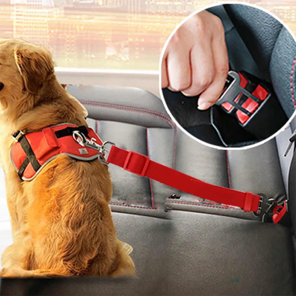 Adjustable Dog Cat Car Safety Belt Pet Vehicle Seat Belt Leash For Dogs Travel Traction Collar Harness Dog Lead Clip pet product
Adjustable Dog Cat Car Safety Belt Pet Vehicle Seat Belt Leash For Dogs Travel Traction Collar Harness Dog Lead Clip pet product