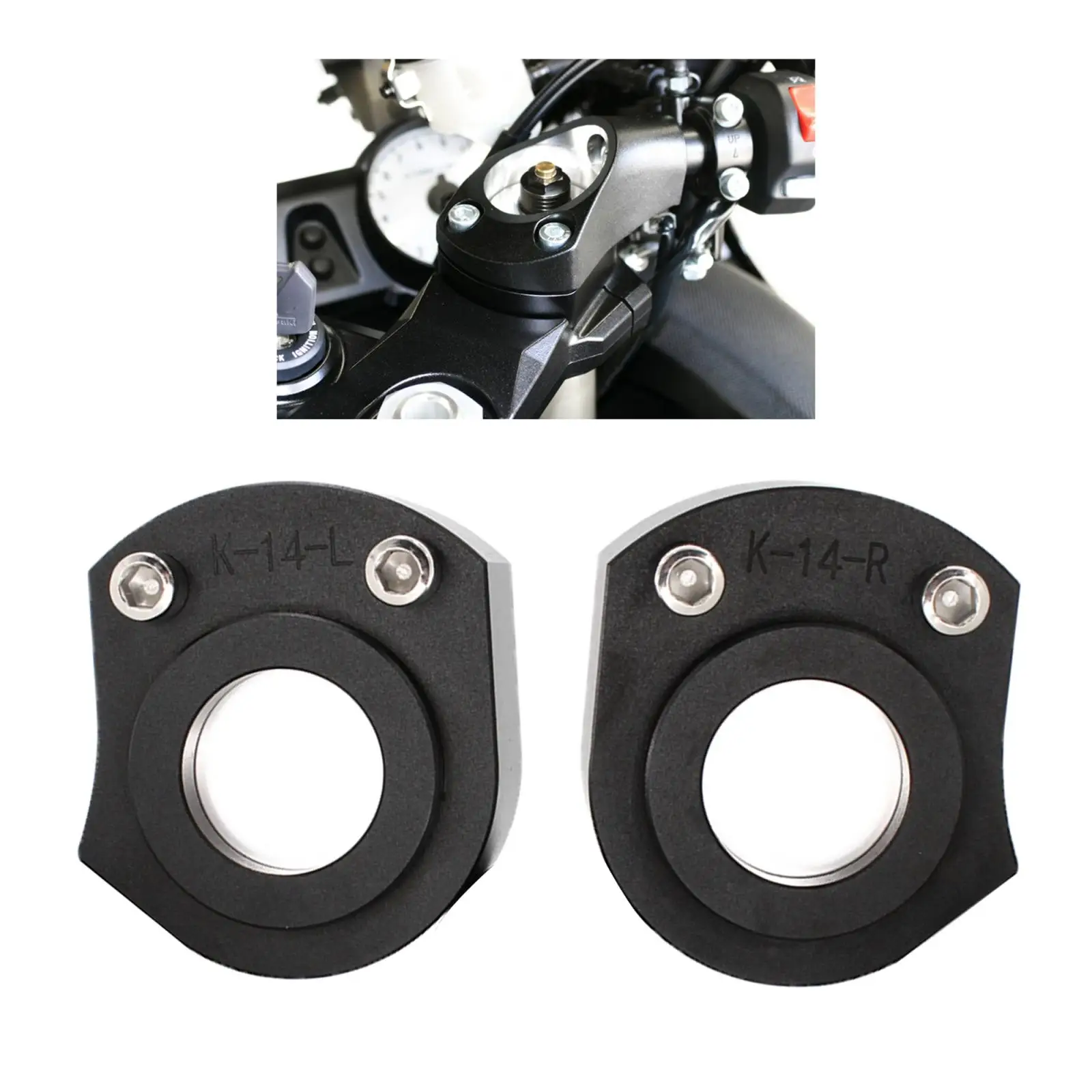 Handlebar Riser Spacer Kit For Kawasaki ZX-14R ZX14R ZZR 1400 2006-2018 Handle Bar Mount Clamp Height up
Handlebar Riser Spacer Kit For Kawasaki ZX-14R ZX14R ZZR 1400 2006-2018 Handle Bar Mount Clamp Height up