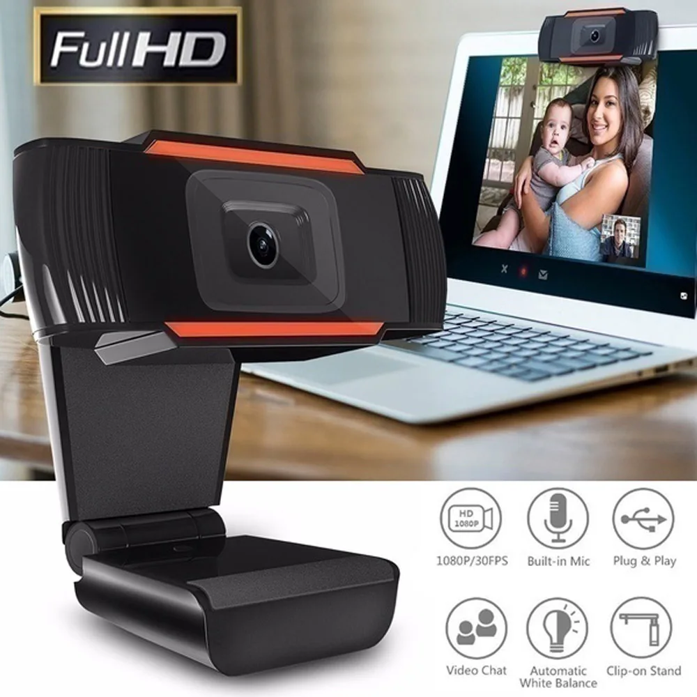 HD Webcam PC Computer Web Camera USB Digital Desktop Cam Video Conference With Built-in Microphone
HD Webcam PC Computer Web Camera USB Digital Desktop Cam Video Conference With Built-in Microphone