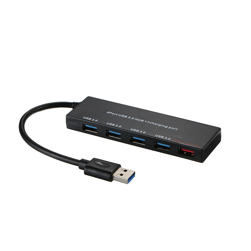 5 Ports High Speed Mini Portable USB 3.0 Hub 5Gbps Transfer Speed With Dedicated Charging Port 2.4A Port (Black)
5 Ports High Speed Mini Portable USB 3.0 Hub 5Gbps Transfer Speed With Dedicated Charging Port 2.4A Port (Black)