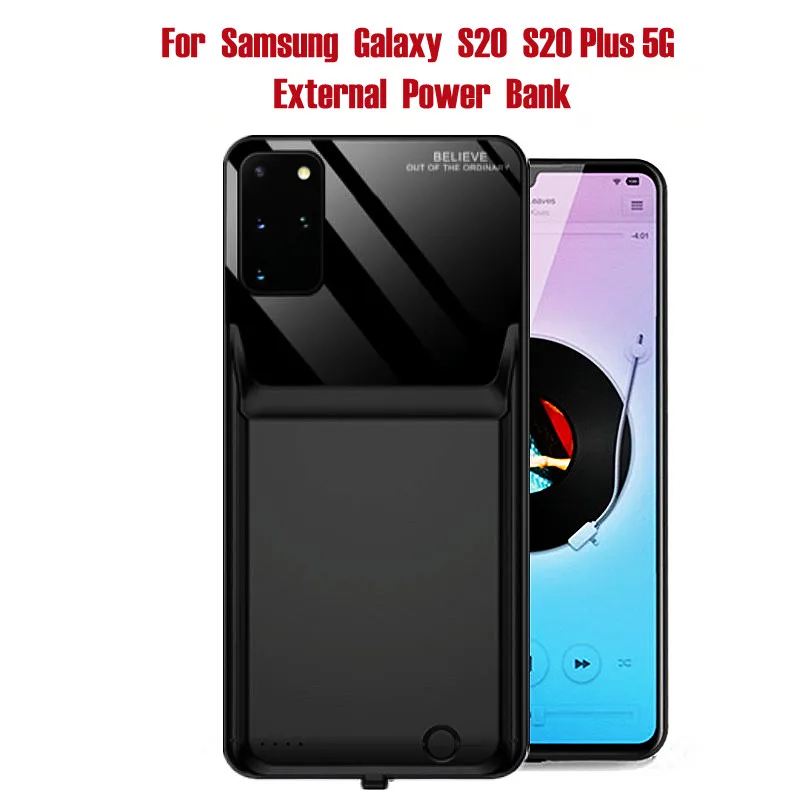 Портативный чехол для зарядного устройства для Samsung Galaxy S20 Plus 5G, чехол для аккумулятора, внешний аккумулятор, чехол для зарядки для Galaxy S20 5G
Портативный чехол для зарядного устройства для Samsung Galaxy S20 Plus 5G, чехол для аккумулятора, внешний аккумулятор, чехол для зарядки для Galaxy S20 5G