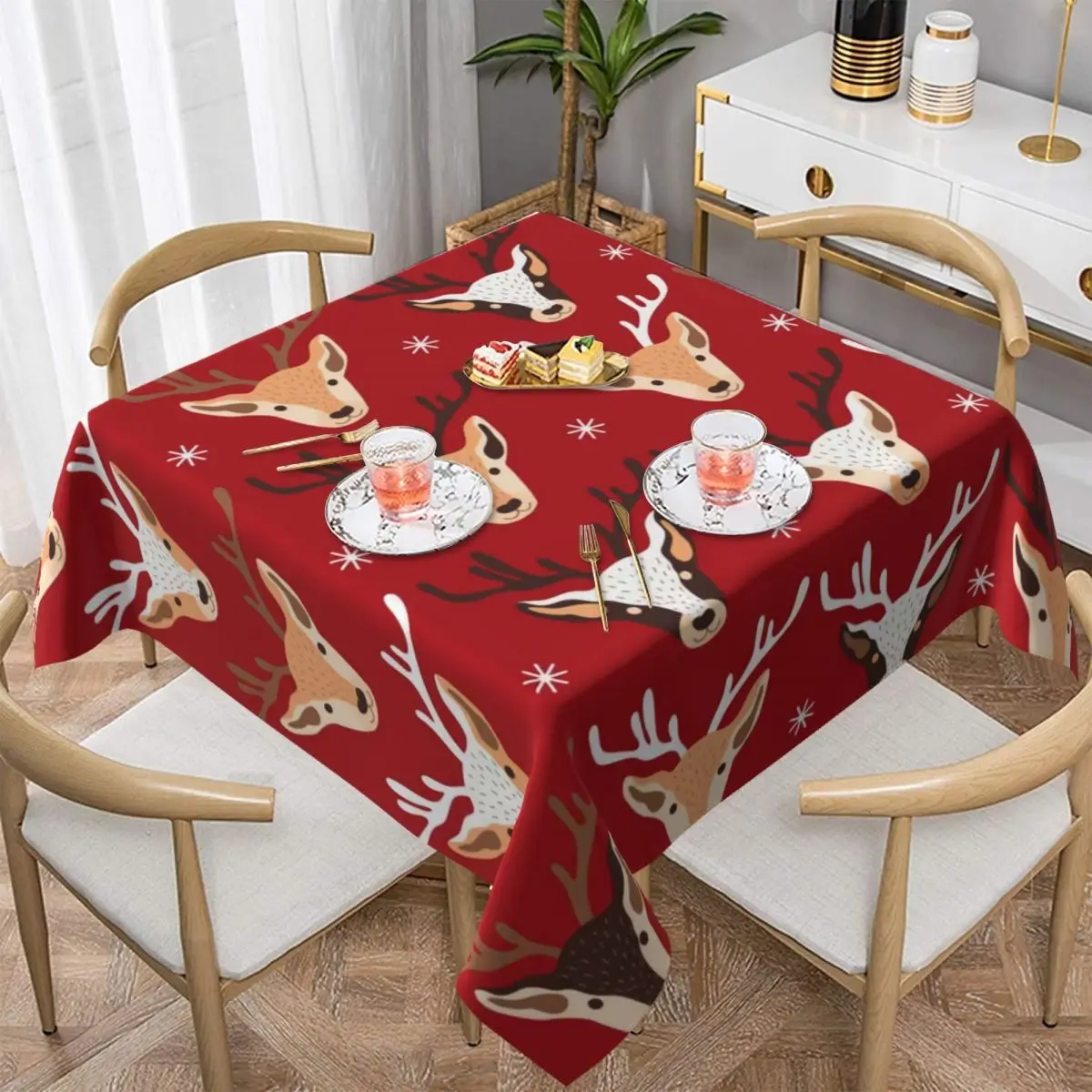 2022 Christmas New Year Square Tablecloth Plaid Oil Proof Scratch Resistant Printed Table Cloth For Home Holiday Cover 
2022 Christmas New Year Square Tablecloth Plaid Oil Proof Scratch Resistant Printed Table Cloth For Home Holiday Cover