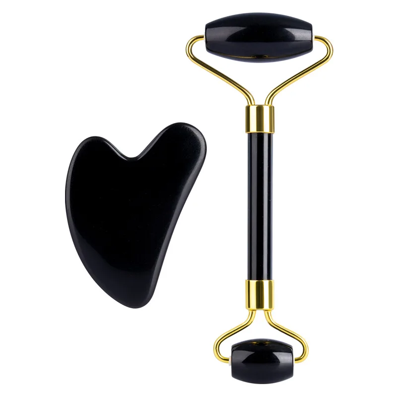 Stone Gua sha Board Scraper Face Lifting Beauty Massage Tool Natural Black Obsidian Jade Roller Facial Body Massager Roller Jade
Stone Gua sha Board Scraper Face Lifting Beauty Massage Tool Natural Black Obsidian Jade Roller Facial Body Massager Roller Jade