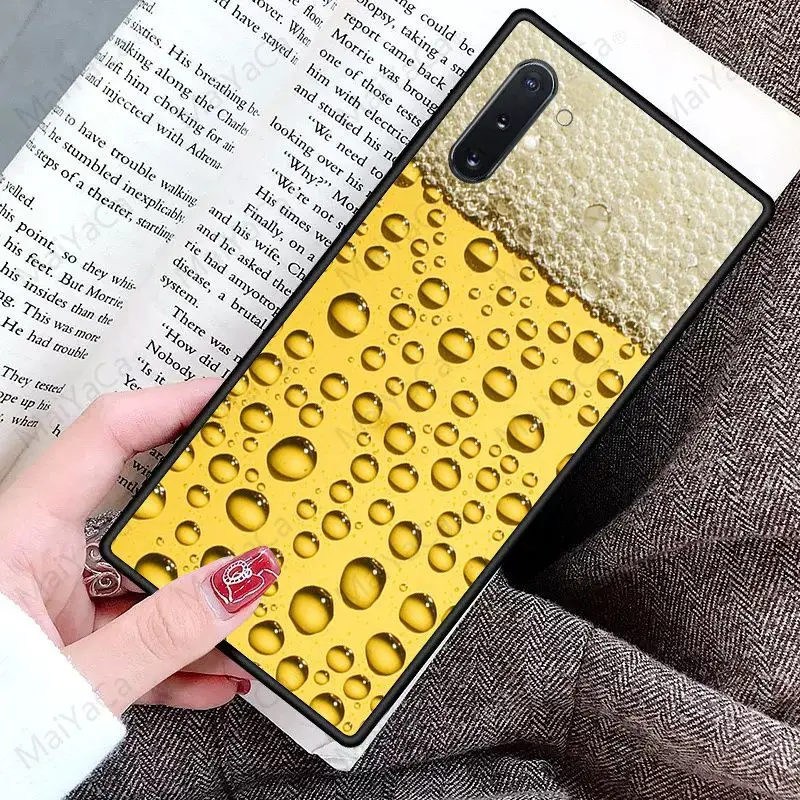 Новые летние чехлы для телефонов с пивом чехол Galaxy note10 note8 note9 note5 note4 s10plus j6coque