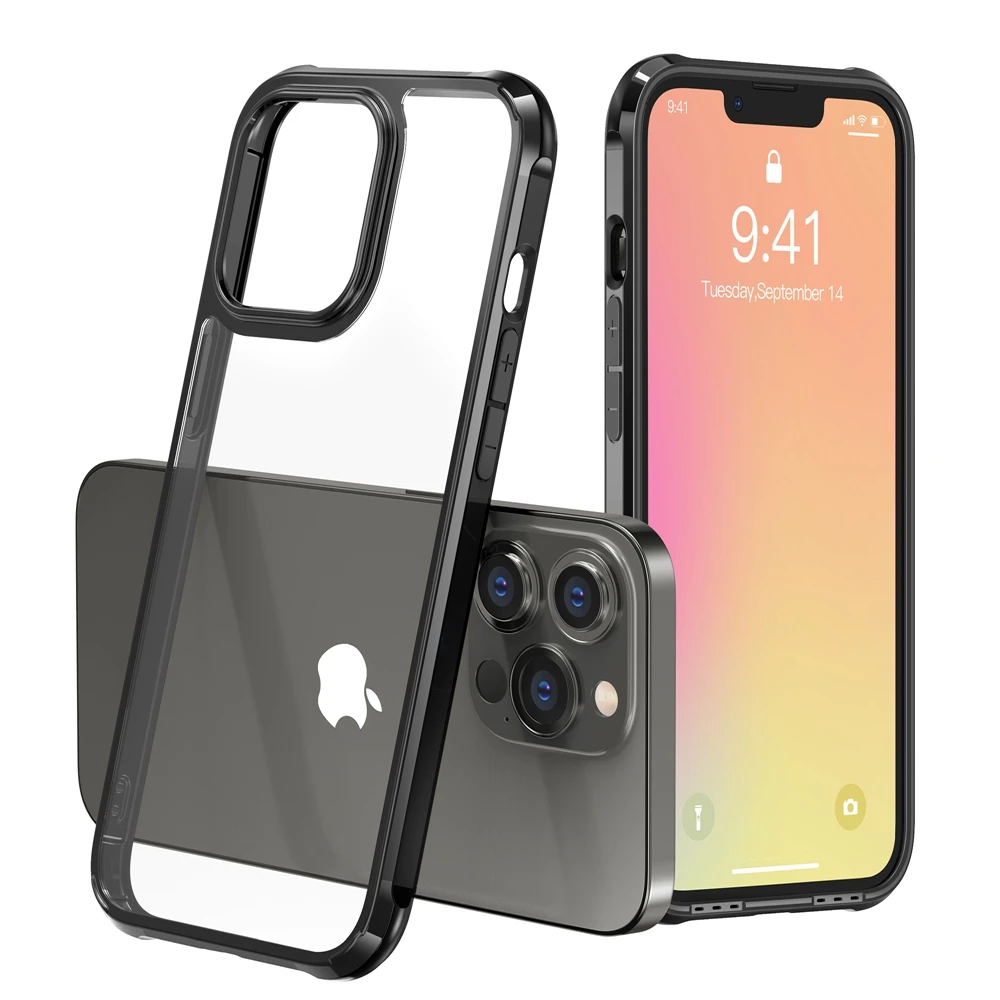 Clear Acrylic Shockproof Armor Case For iPhone 13 12 11 Pro XS Max 13 Mini XR X 7 8 Plus SE 2020 Soft Frame Speaker Hole Rotate
Clear Acrylic Shockproof Armor Case For iPhone 13 12 11 Pro XS Max 13 Mini XR X 7 8 Plus SE 2020 Soft Frame Speaker Hole Rotate