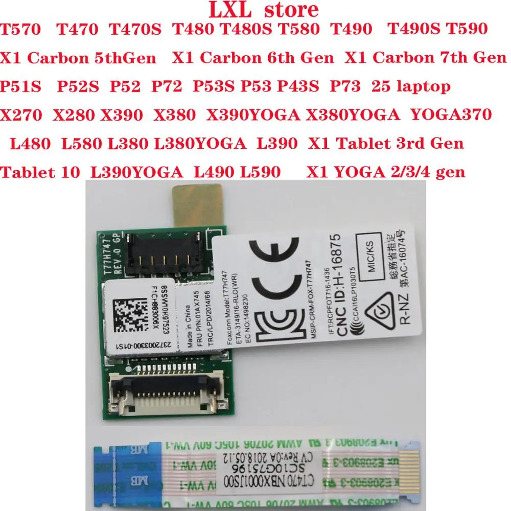 Новинка 01AX745 OOUR494 00UR493 для ноутбука lenovo thinkpad T470 T480 T490 T570 T580 T590 X270 X280 X380 X390 P52 модульный NFC кабель
Новинка 01AX745 OOUR494 00UR493 для ноутбука lenovo thinkpad T470 T480 T490 T570 T580 T590 X270 X280 X380 X390 P52 модульный NFC кабель