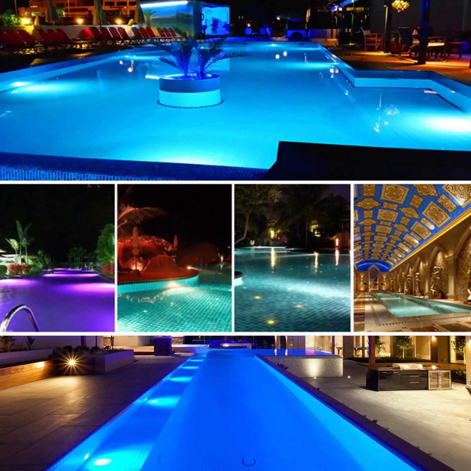 Bluetooth Control Led Swimming Pool Light Waterproof IP68 RGB Led Underwater Light With 3M/5M Power Cord Three Channel Five Mode 
Bluetooth Control Led Swimming Pool Light Waterproof IP68 RGB Led Underwater Light With 3M/5M Power Cord Three Channel Five Mode