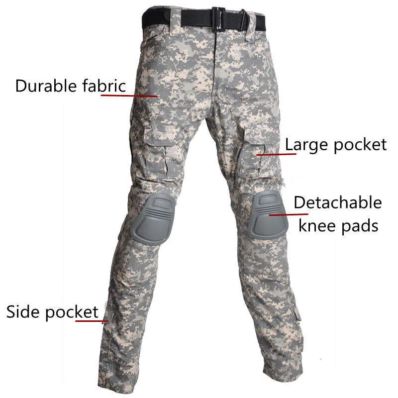 

Камуфляжные военные тактические брюки Мультикам, армейская форма, брюки для походов, 2021, брюки-карго для пейнтбола и боевых действий с накол...