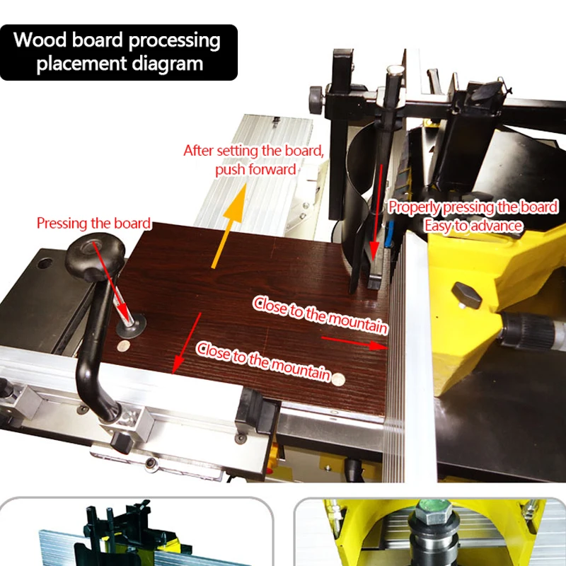 Woodworking Milling Machine Multi-function Vertical Milling Slotting Machine Desktop Single-axis Woodworking Trimming Machine
Woodworking Milling Machine Multi-function Vertical Milling Slotting Machine Desktop Single-axis Woodworking Trimming Machine