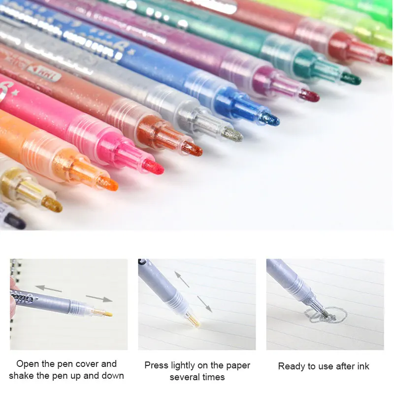Paint Pens Markers Set 12 Colors for Rock Painting Glass Wood Metal Calligraphy or 1 Color Paint Pen NC99
Paint Pens Markers Set 12 Colors for Rock Painting Glass Wood Metal Calligraphy or 1 Color Paint Pen NC99