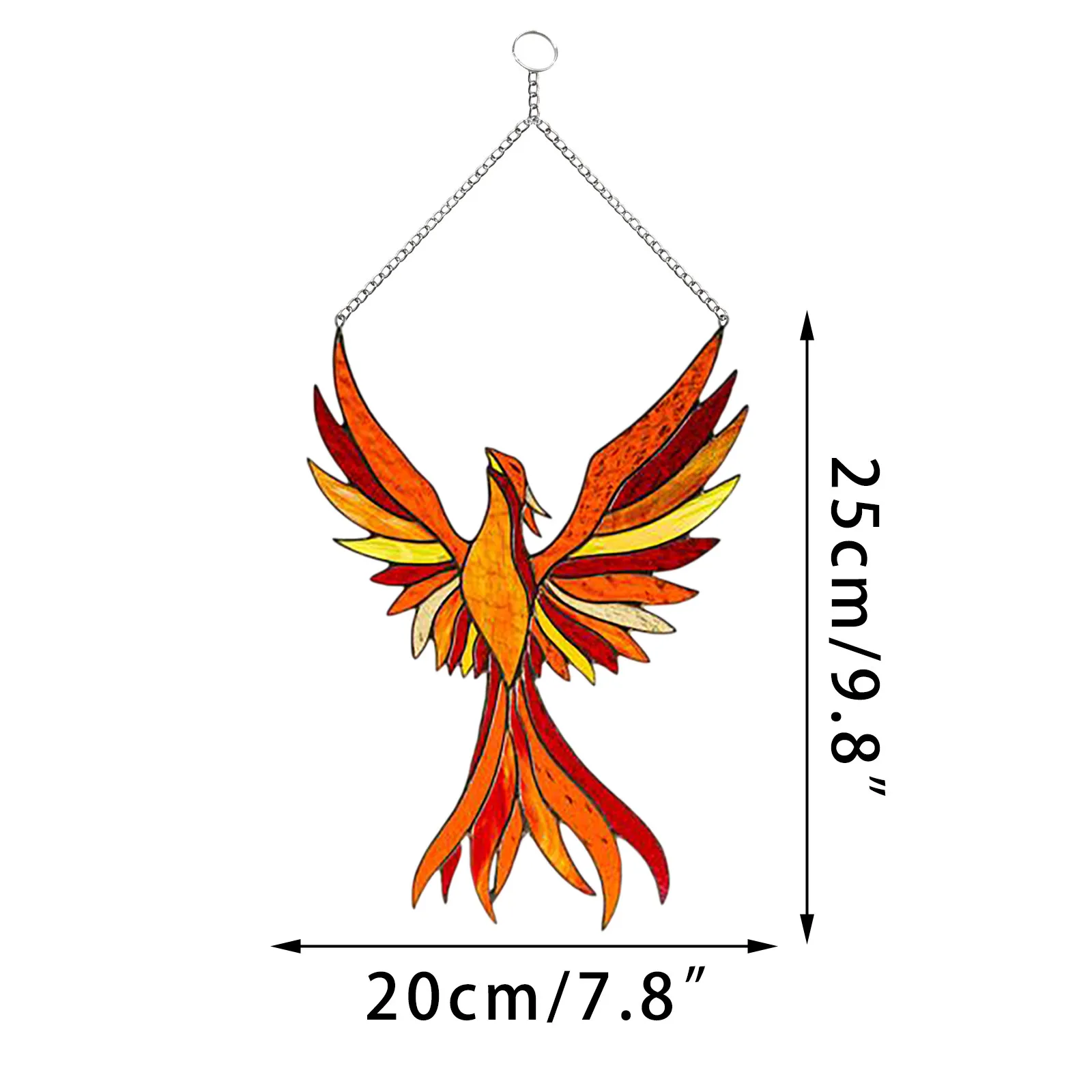 Phoenixs Stained Glass Window Decoration Hangings Acrylic Wall Hanging Firebird Room Accessories Scandinavian Mothers Day Gift
Phoenixs Stained Glass Window Decoration Hangings Acrylic Wall Hanging Firebird Room Accessories Scandinavian Mothers Day Gift