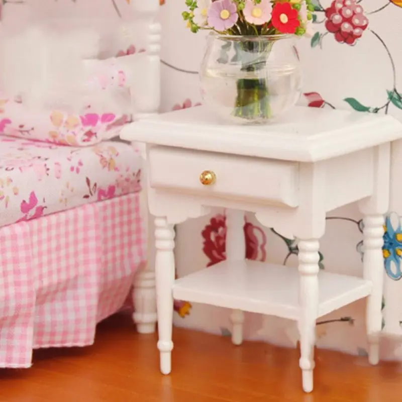 1:12 Dollhouse Miniature Bedroom Furniture Princess Canopy Bed Dresser Bedside Y4UD
1:12 Dollhouse Miniature Bedroom Furniture Princess Canopy Bed Dresser Bedside Y4UD
